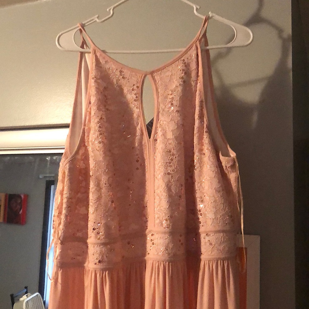 Light pink prom dress